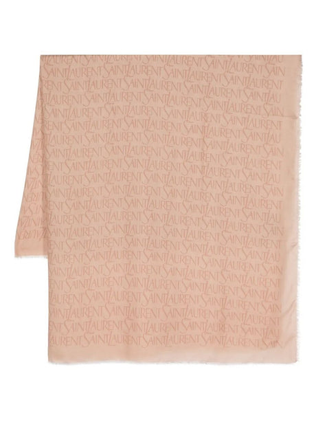 Saint Laurent Printed Modal Blend Scarf