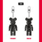 [WORLD TOUR ARIRANG] BTS x BE@RBRICK 100% Keychain (International Shipping)