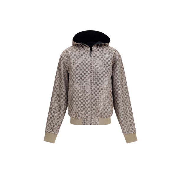 Reversible Zip Jacket In Cotton