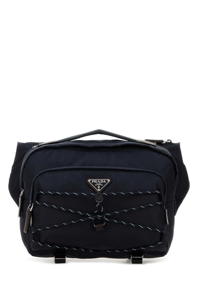 Speedrock Re-Nylon Leather Shoulder Bags - Navy