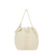 T Monogram Oversized Terry Jacquard Bucket Bag - Pearl