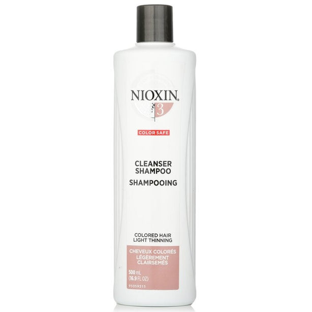 Derma Purifying System 3 Cleanser Shampoo (colored Hair, Light Thinning, Color Safe)