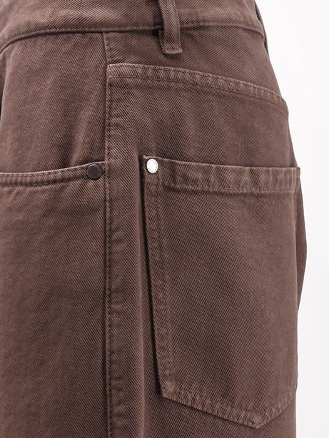 Brunello Cucinelli The Relaxed Boyfriend Jean-Soft Barrel Leg - Fondente