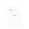 White Logo Cotton Hoodie