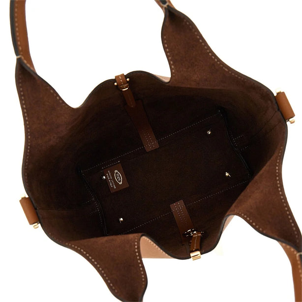 TODS Leather mini Tote shopping bag