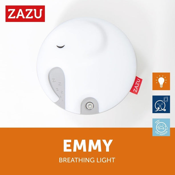 Zazu Emmy the Elephant, Breathing Nightlight & Sound Machine