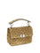 Valentino Garavani Medium Rockstud Spike suede Top Handle Bag - Havana Beige