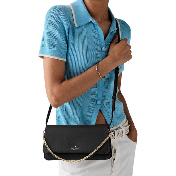 Kate Spade Ivy Crossbody Bag- Black KO455