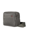 GG Emblem Small Smooth Leather Crossbody - Grey