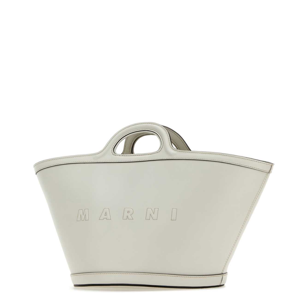 White Leather Small Tropicalia Handbag