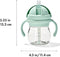 OXO Tot Transitions Toddler Straw Cup with Removable Handles, 6oz/180ml