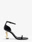 Saint Laurent Opyum 85 patent leather sandals - Nero