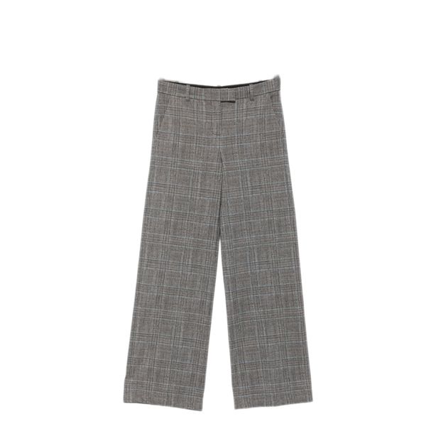 Circolo 1901 Grey Prince Of Wales Check Trousers