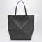 Dark Grey Puzzle Fold Tote XL Bag