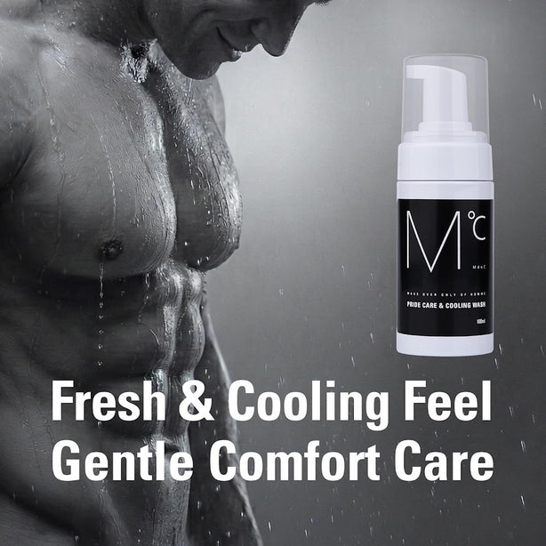 [MdoC] Pride Care & Cooling Wash 100ml | Foaming Intimate Wash & 99.999% Antibacterial Men's Y-Zone Cleanser[International Shipping]