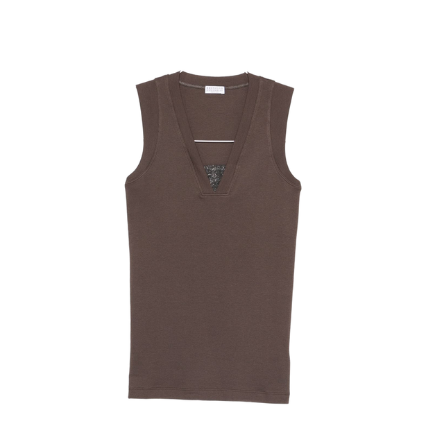 Women's Vest Brown