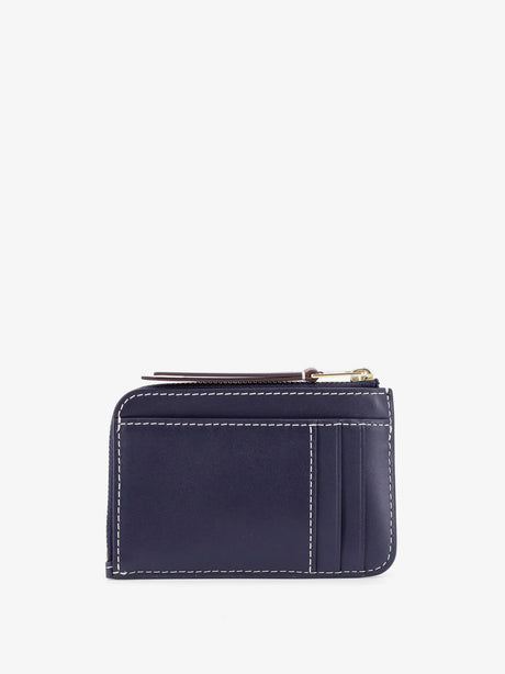 Tory Burch T Monogram Envelope Zip Card Case Wallet - Torynavy