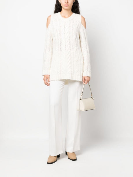 Off Shoulder Crochet Jumper