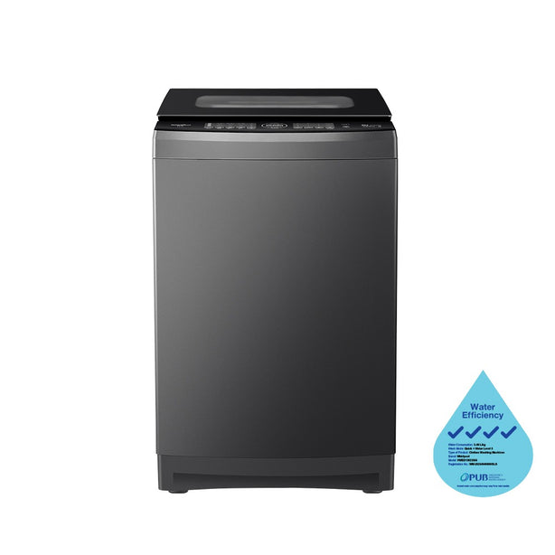 Whirlpool Top Load Washer VWED13022GG DD StainClean VA 13KG 4 Ticks BLACK