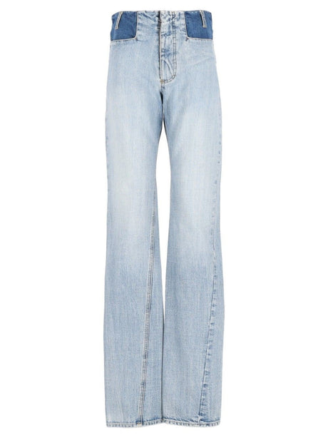 Maison Margiela Two-Tone Trousers - Sky Blue