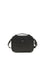 Leather Crossbody Bag With Embossed Gancini Pattern