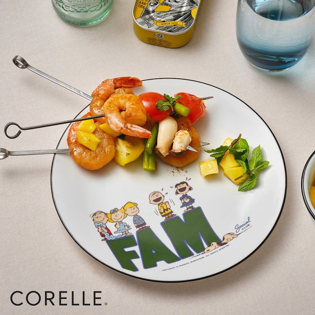 CORELLE 6pc Dinnerware Set – Snoopy 75 Limited Edition (Peanuts)