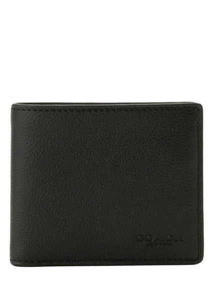 Coach Mens Boxed 3-In-1 Wallet Gift Set - Black