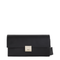 Medium Satin Clutch - Black