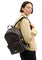 Coach Taylor Small Backpack In Signature Canvas - Walnut/Black
