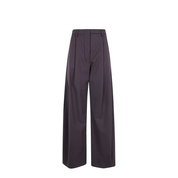 Brown Pleated Trousers