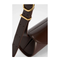 Cannolo Small Calfskin Shoulder Bag - Dark Brown