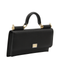 Dauphine Mini Calfskin Crossbody Bag - Black