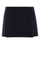 Midnight Blue Wool Blend Reversible Mini Skirt