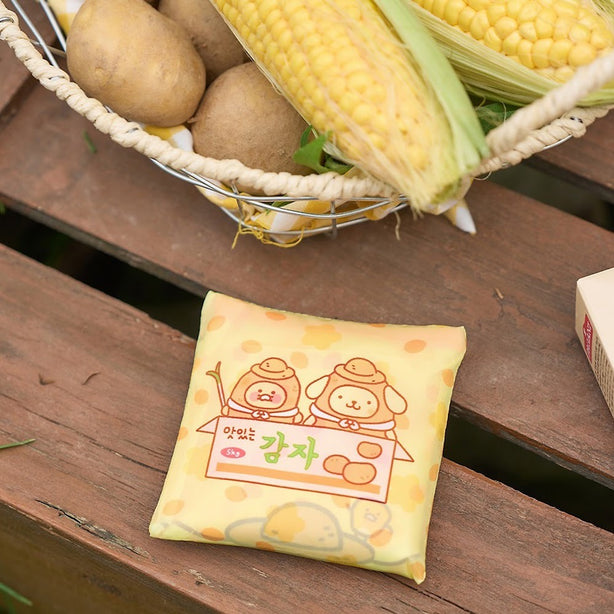 [POMPOMPURIN X KAKAO FRIENDS] Kakao Friends New Potato Pocket Shopping Bag - Choonsik (International Shipping)