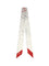Valentino Garavani Twill Little Stars Starry Scarf in silk - Vaniglia-Black-Red/Vaniglia