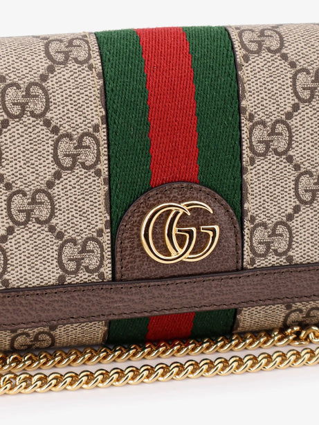 Gucci Ophidia GG Supreme Fabric and leather crossbody bag - Beige