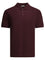 Moncler Polo shirt with buttons and logo - Bordeaux