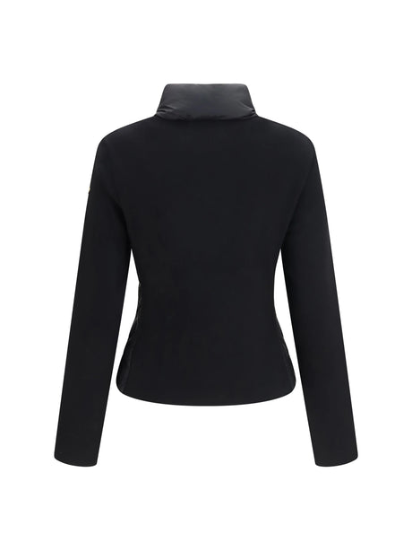 Moncler Cotton padded Cardigan - Black
