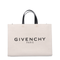 G-Tote Medium Canvas Shopping Bag - Beige/Black