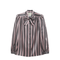 Striped Crepe de Chine Shirt