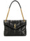Saint Laurent Loulou Puffer Medium Lambskin Shoulder Bag - Black