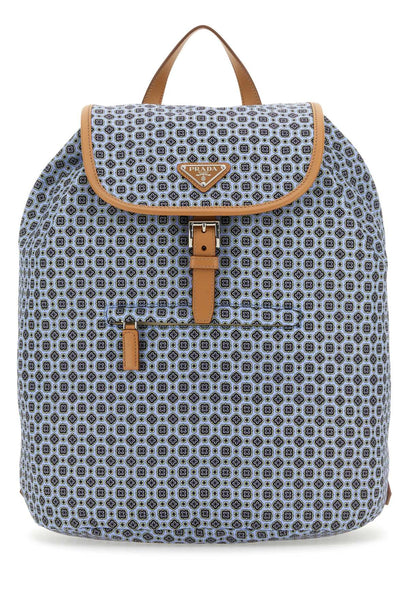 Printed Re-Nylon Backpack