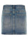 Denim Mini Skirt in Clear Blue