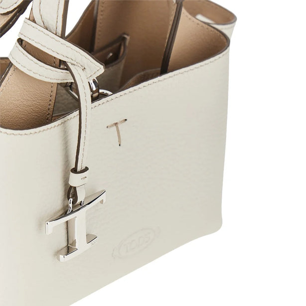 TODS Grained leather mini shopping bag