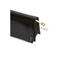 File Small Calf Leather Crossbody Bag - Nero