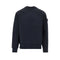 STONE ISLAND Cotton and wool sweatshirt with Logo Badge