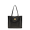 Medusa Medium Lambskin Tote Bag - Black