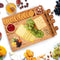 StitchesandTweed Functional Charcuterie Platter & Serving Tray for Cheese, Crackers