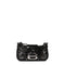 Essex Small Exotic Calfskin Shoulder Bag - Black