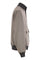 Virgin Wool Bomber Jacket with Cashmere Knit Details